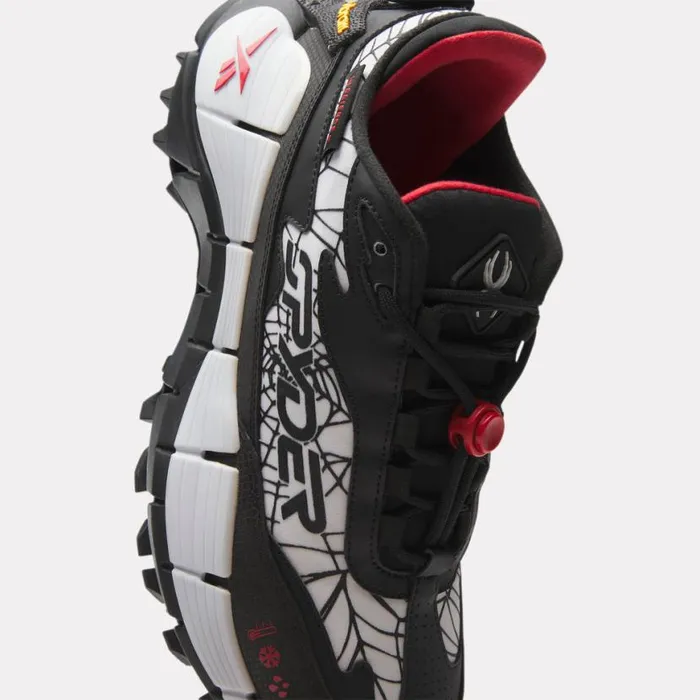 Mens Spyder X Reebok Zig Kinetica 25 Edge Shoes WhiteBlack Whitecore Blackpanton Spyder Sneakers
