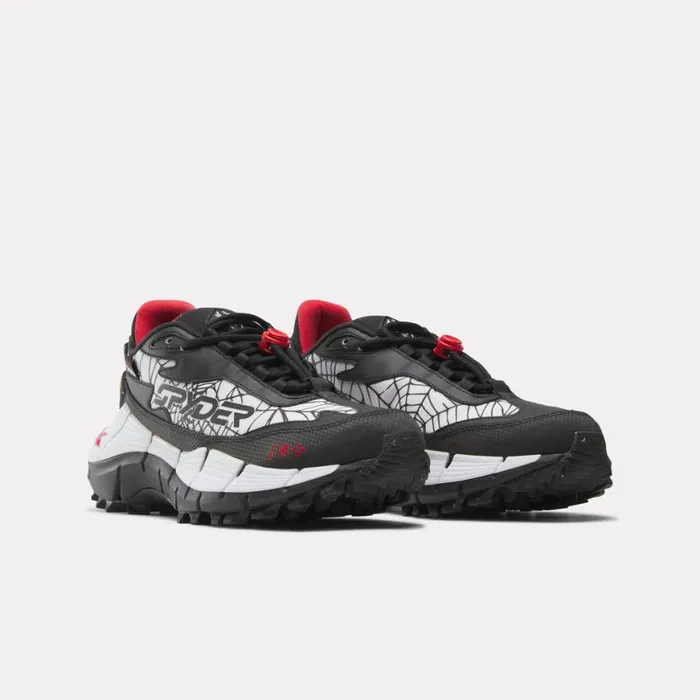 Mens Spyder X Reebok Zig Kinetica 25 Edge Shoes WhiteBlack Whitecore Blackpanton Spyder Sneakers