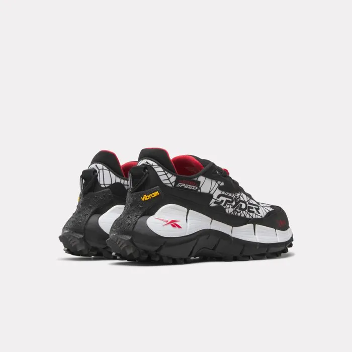 Mens Spyder X Reebok Zig Kinetica 25 Edge Shoes WhiteBlack Whitecore Blackpanton Spyder Sneakers