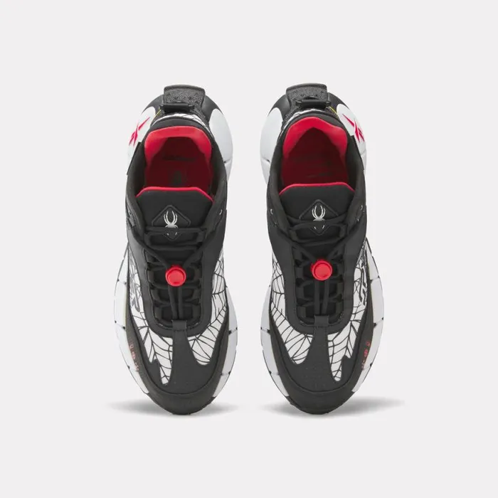 Mens Spyder X Reebok Zig Kinetica 25 Edge Shoes WhiteBlack Whitecore Blackpanton Spyder Sneakers