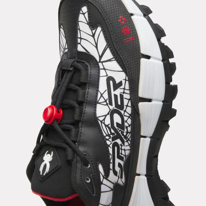 Mens Spyder X Reebok Zig Kinetica 25 Edge Shoes WhiteBlack Whitecore Blackpanton Spyder Sneakers