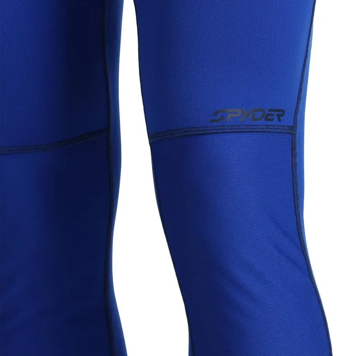 Mens Stretch Charger Pants Electric Blue Spyder Baselayers