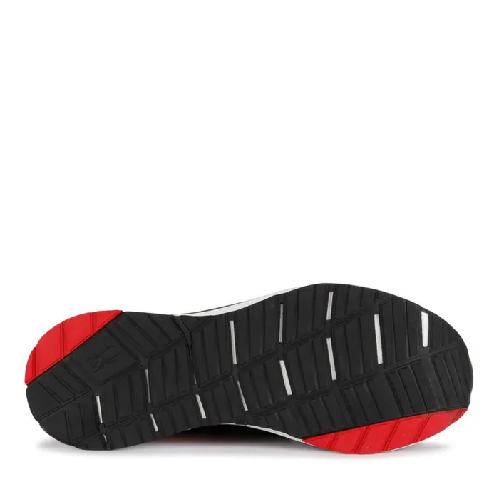 Mens Tempo Blackfiery Red Spyder Sneakers
