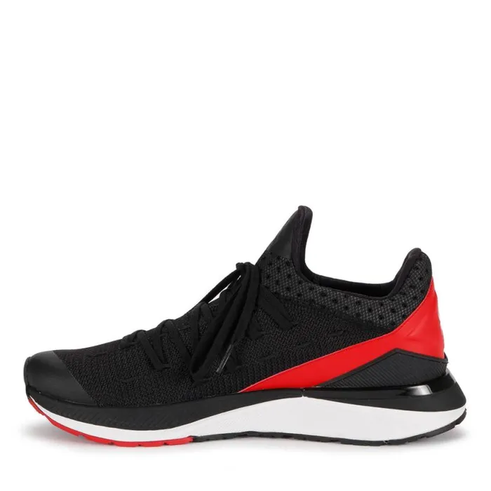 Mens Tempo Blackfiery Red Spyder Sneakers