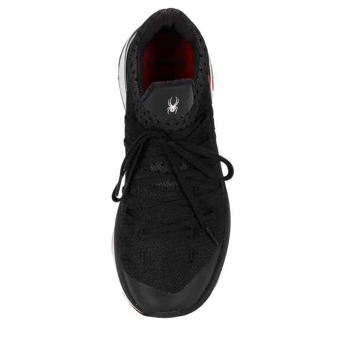 Mens Tempo Blackfiery Red Spyder Sneakers