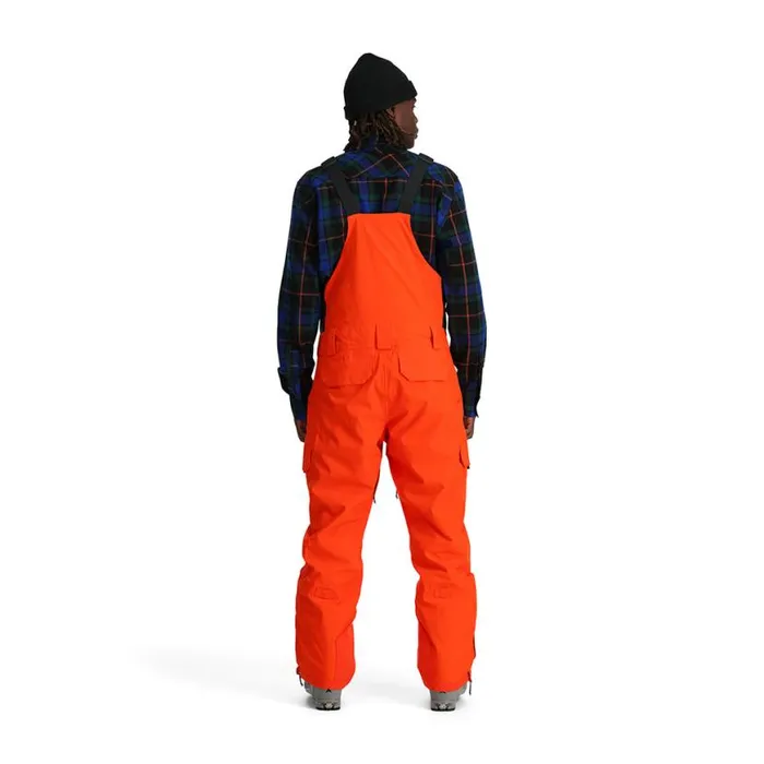 Mens Terrain Bib Twisted Orange Spyder Insulated