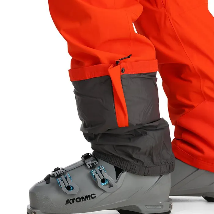 Mens Terrain Bib Twisted Orange Spyder Insulated