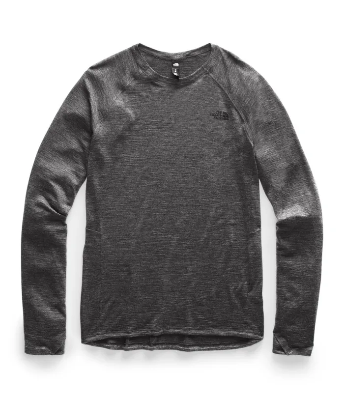 Mens UltraWarm Wool Crew Tnf Dark Grey Heather The North Face Baselayers