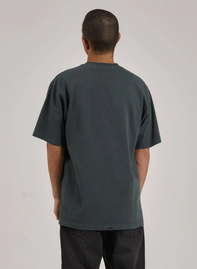 Mens Union Oversize Fit Pocket Tee Spruce Thrills Tees and Tank Tops
