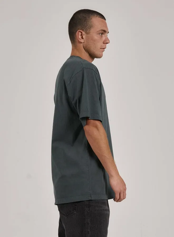 Mens Union Oversize Fit Pocket Tee Spruce Thrills Tees and Tank Tops