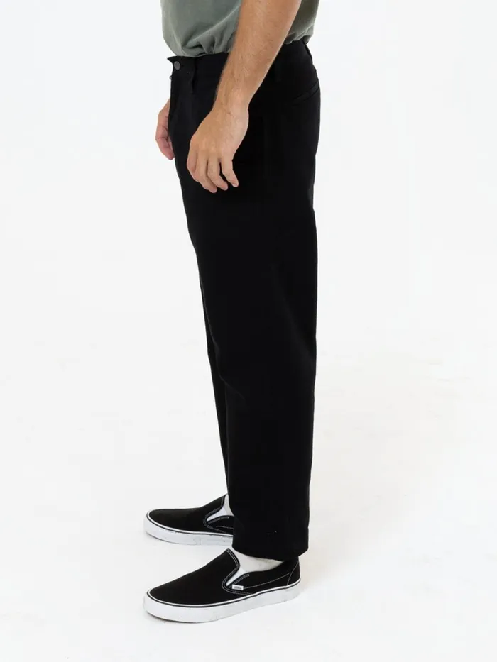 Mens Union Work Chino Black Thrills Pants