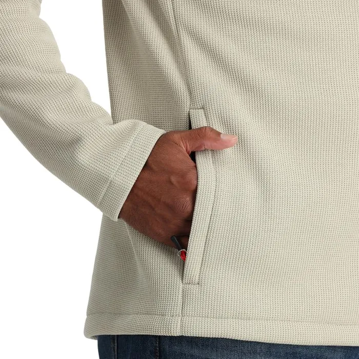 Mens Wengen Bandit Full Zip Sandstorm Spyder Fleece