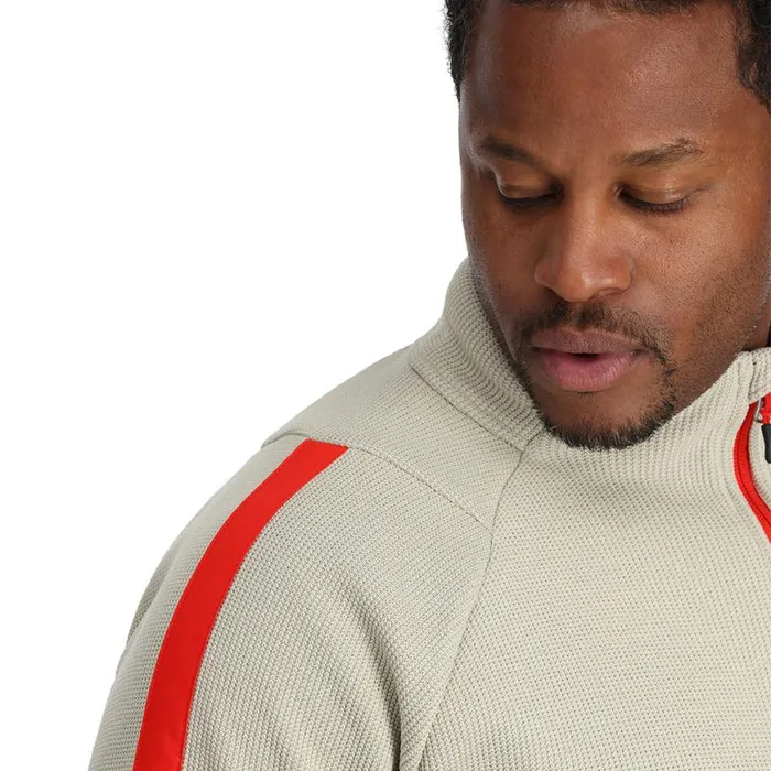 Mens Wengen Bandit Full Zip Sandstorm Spyder Fleece