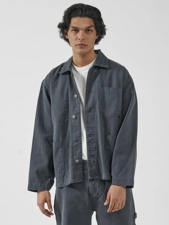 Mens Work Shop Jacket Chic Green Thrills Jackets