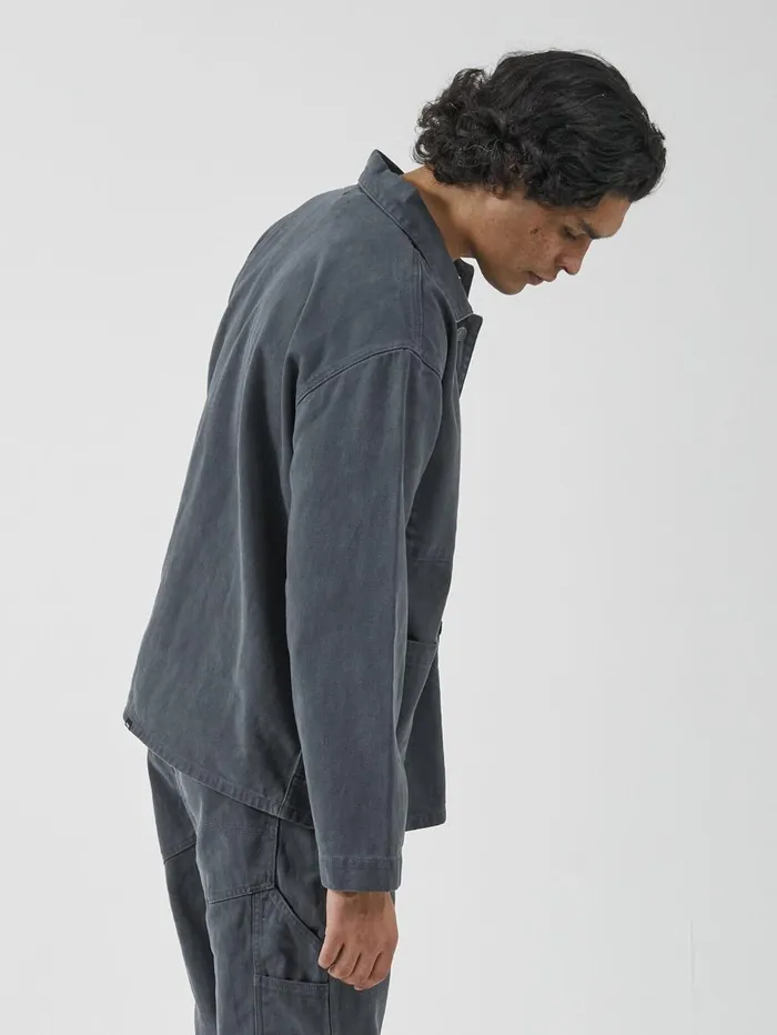 Mens Work Shop Jacket Chic Green Thrills Jackets