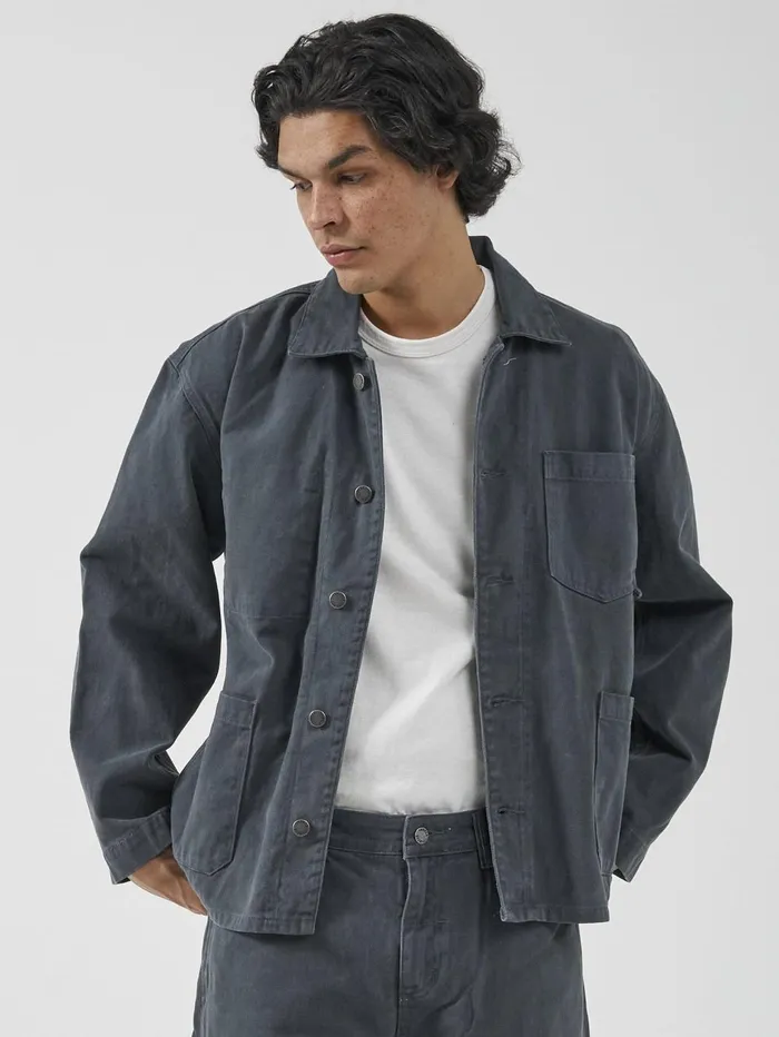 Mens Work Shop Jacket Chic Green Thrills Jackets