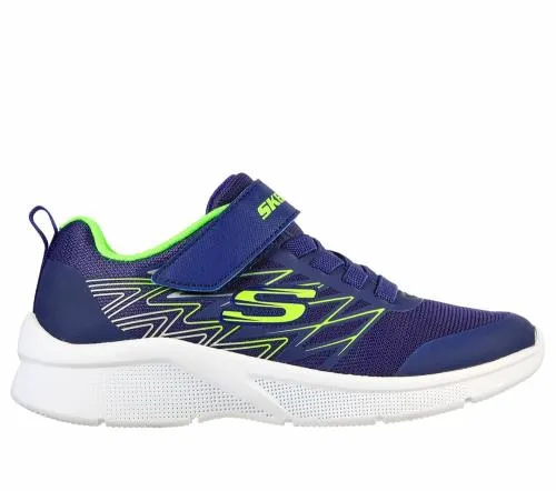 Microspec 8211 Texlor Navy Lime Kids SKECHERS Big Kids UK Sizes 36