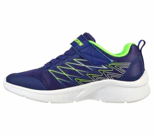 Microspec 8211 Texlor Navy Lime Kids SKECHERS Big Kids UK Sizes 36