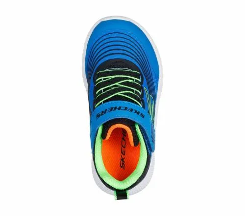 Microspec Advance Blue Lime Kids SKECHERS Toddlers UK Sizes 49