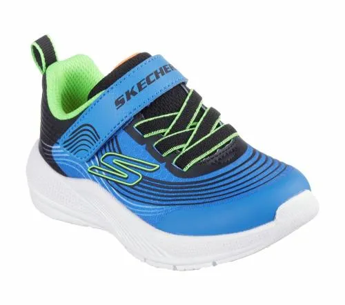 Microspec Advance Blue Lime Kids SKECHERS Toddlers UK Sizes 49
