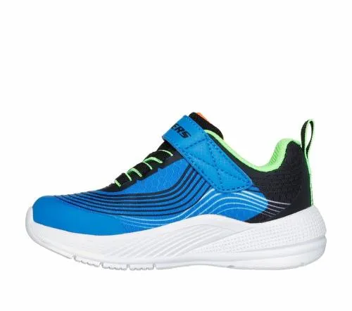 Microspec Advance Blue Lime Kids SKECHERS Toddlers UK Sizes 49