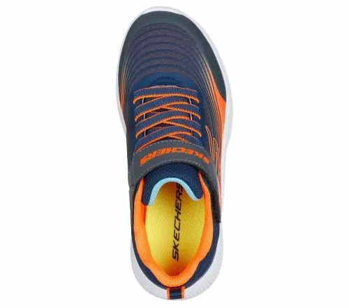 Microspec Advance Navy Orange Kids SKECHERS Big Kids UK Sizes 36