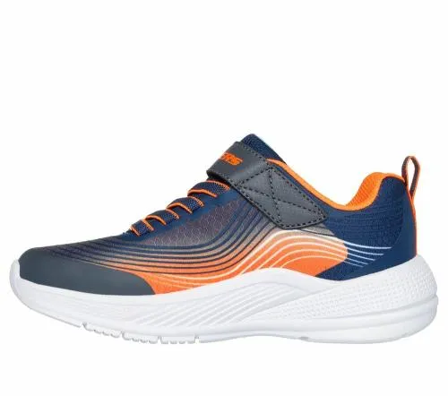 Microspec Advance Navy Orange Kids SKECHERS Big Kids UK Sizes 36