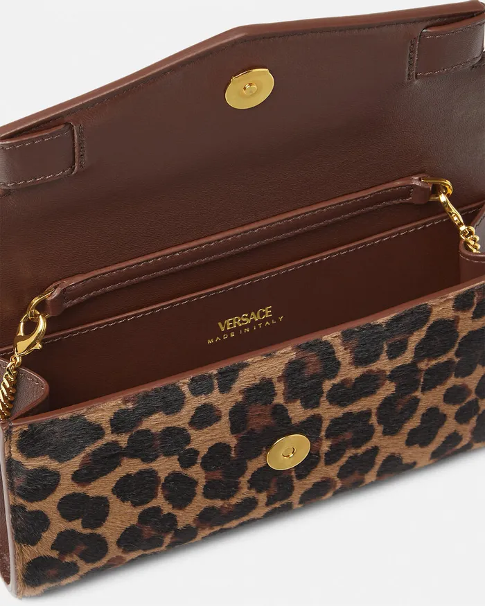 Mini Bags and Clutches Women Versace Leopard Medusa 03995 Clutch Animalier
