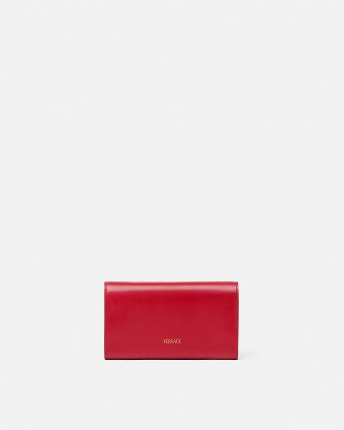Mini Bags and Clutches Women Versace Medusa 03995 Clutch Red