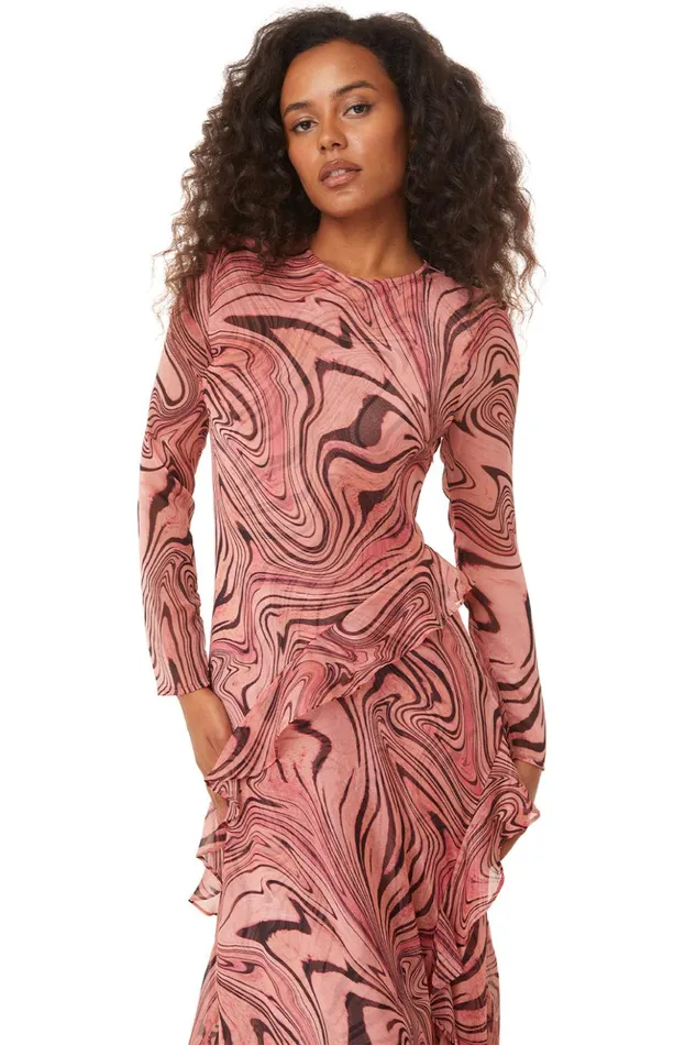 MISA Los Angeles ARI DRESS Feeling Groovy Women Dresses