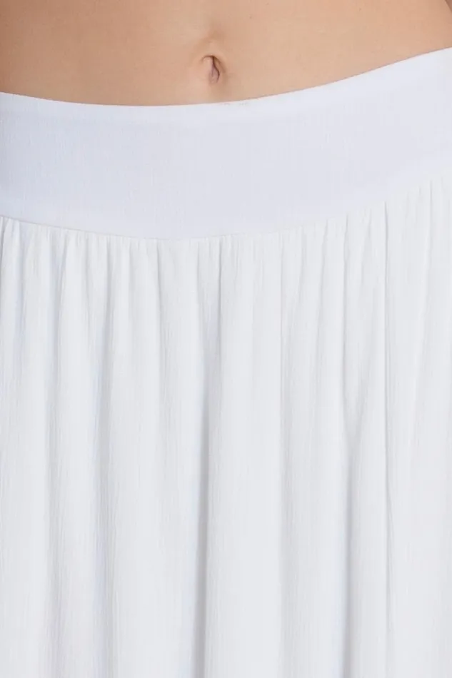 MISA Los Angeles BALENA SKIRT White Women Skirts and Shorts