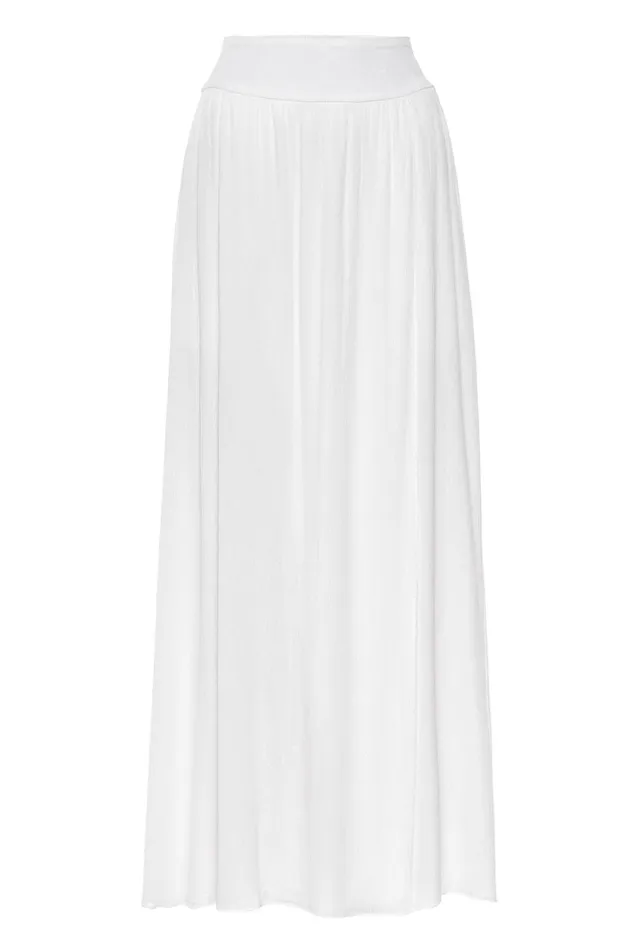 MISA Los Angeles BALENA SKIRT White Women Skirts and Shorts