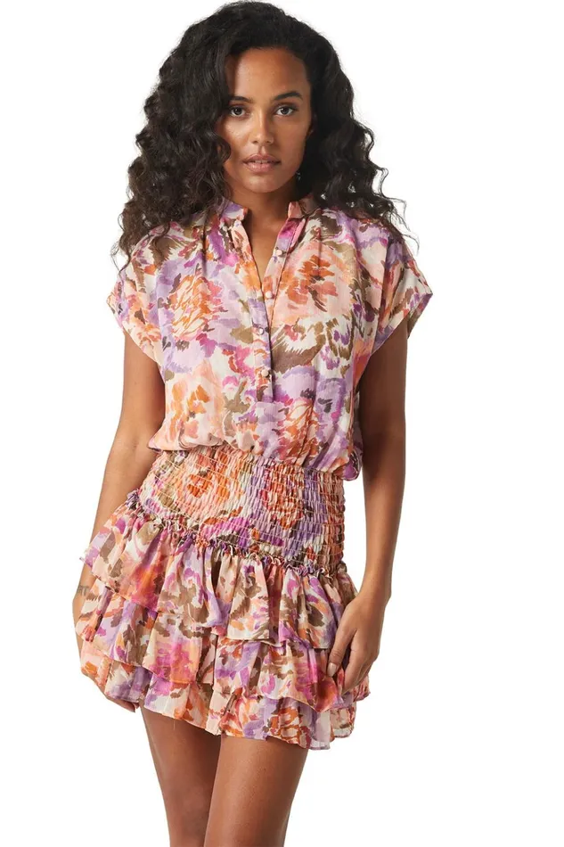 MISA Los Angeles ELOISA DRESS Sunset Blooms Women Dresses