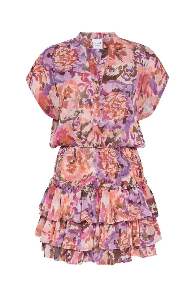 MISA Los Angeles ELOISA DRESS Sunset Blooms Women Dresses