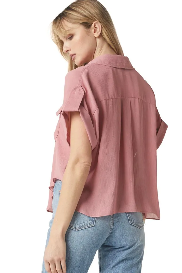 MISA Los Angeles ERIN TOP Mauve Women Tops