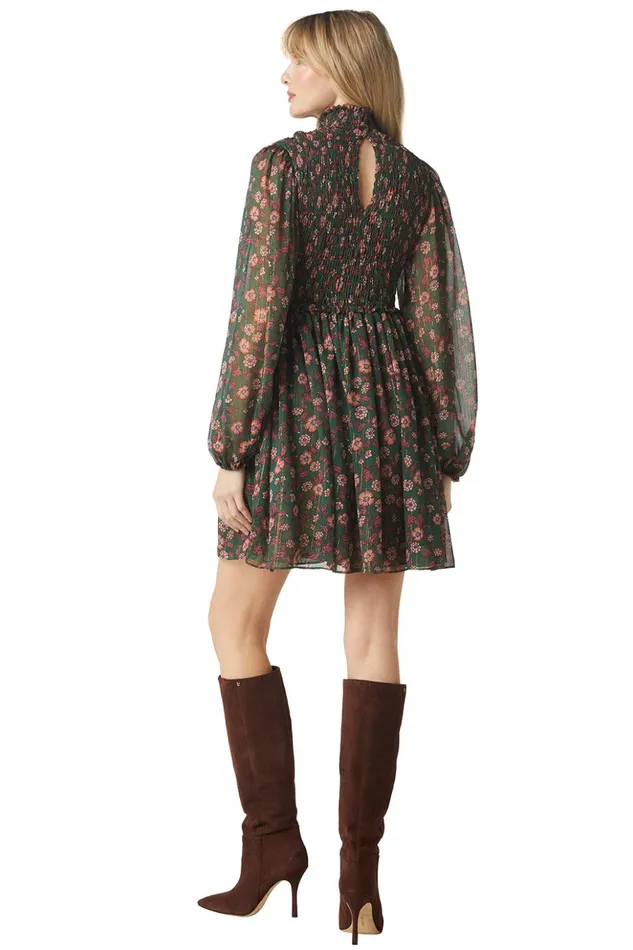 MISA Los Angeles JESSA DRESS Evergreen Blooms Women Dresses