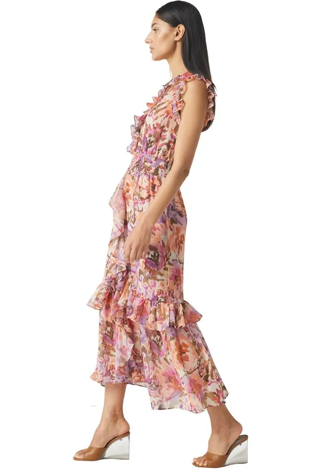 MISA Los Angeles KIDADA DRESS Sunset Blooms Women Dresses