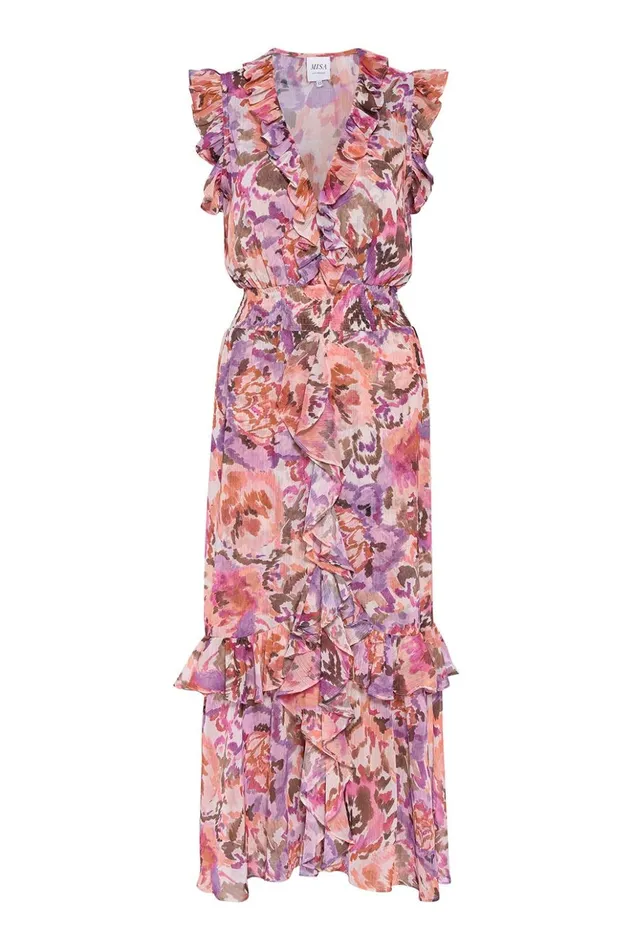 MISA Los Angeles KIDADA DRESS Sunset Blooms Women Dresses