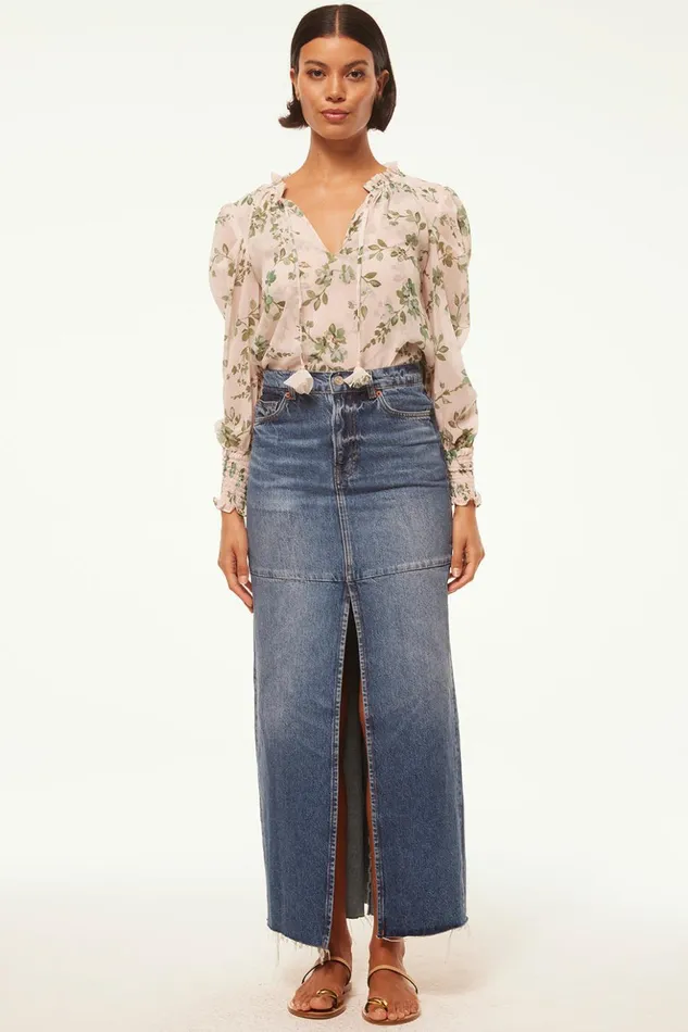 MISA Los Angeles SIENA TOP White Sage Botanica Women Tops
