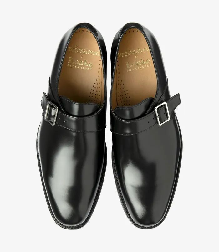 Monk Shoes 357 Black 8211 Loake Men Monk Shoes 357 Black 8211 Loake Men