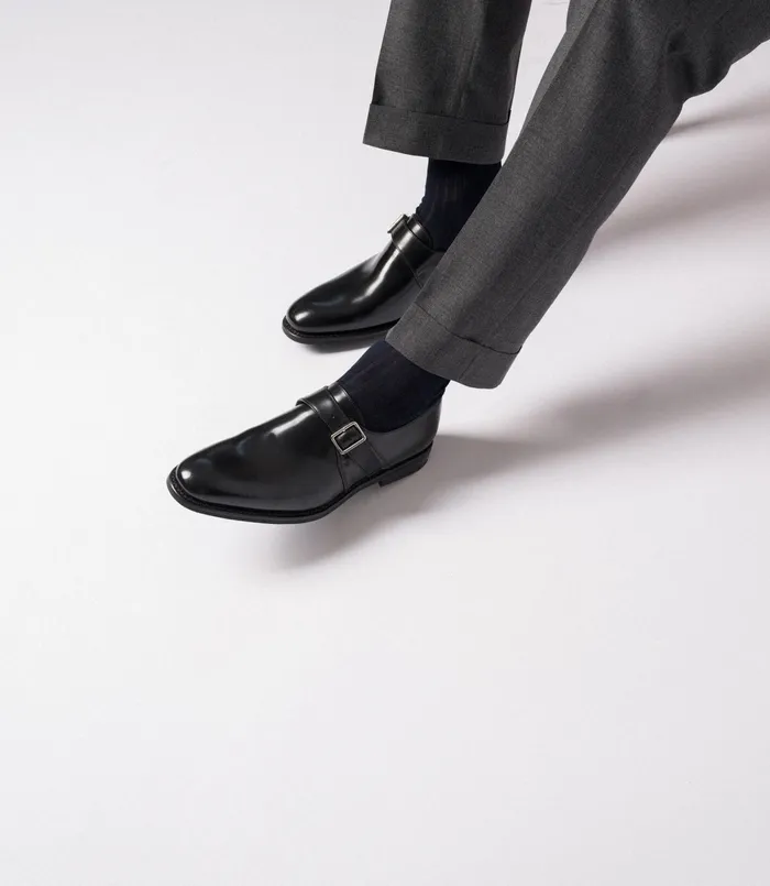 Monk Shoes 357 Black 8211 Loake Men Monk Shoes 357 Black 8211 Loake Men