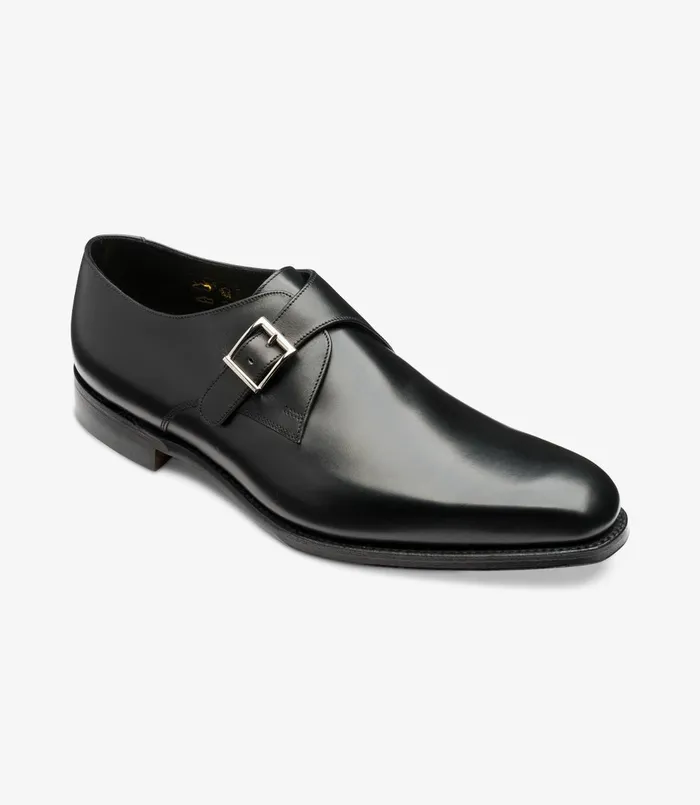 Monk Shoes Men Loake Medway Black Monk Shoes Men Loake Medway Black