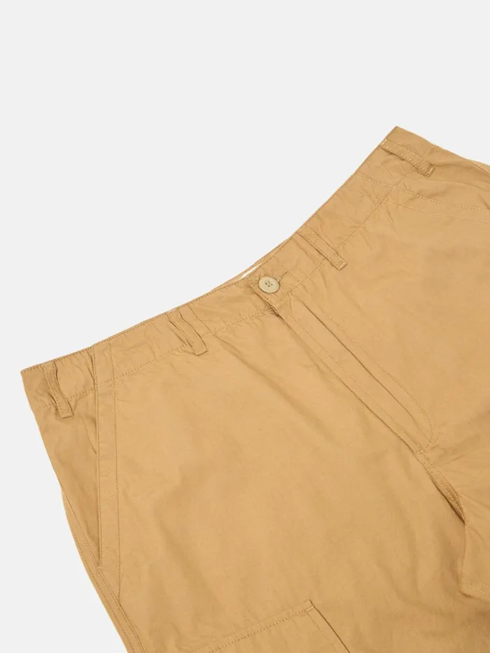 MW Cargo Short In Sand Broad Cloth Men Universal Works Shorts