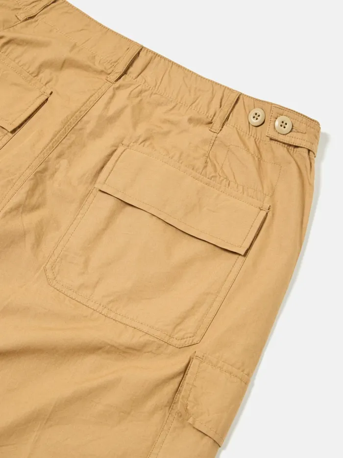 MW Cargo Short In Sand Broad Cloth Men Universal Works Shorts