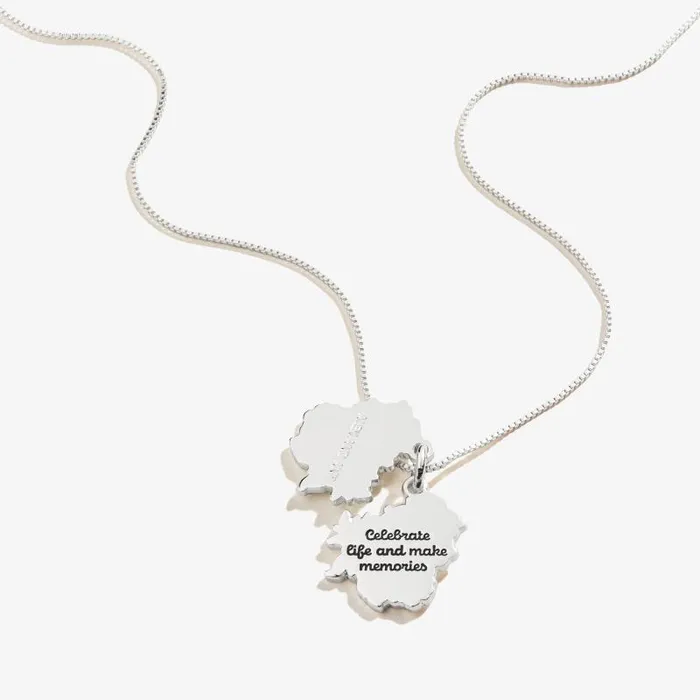 Necklaces Women Alex And Ani Delphinium Flower 039Celebrate Life And Make Memories039 Necklace Gold