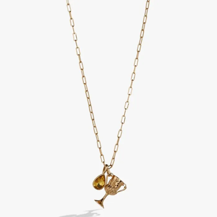 Necklaces Women Alex And Ani Harry Potter Hufflepuff Cup Necklace Antique Gold