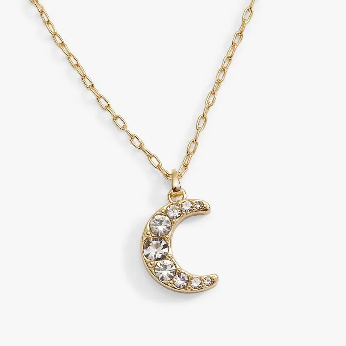 Necklaces Women Alex And Ani Moon And Crystal Necklace Gold