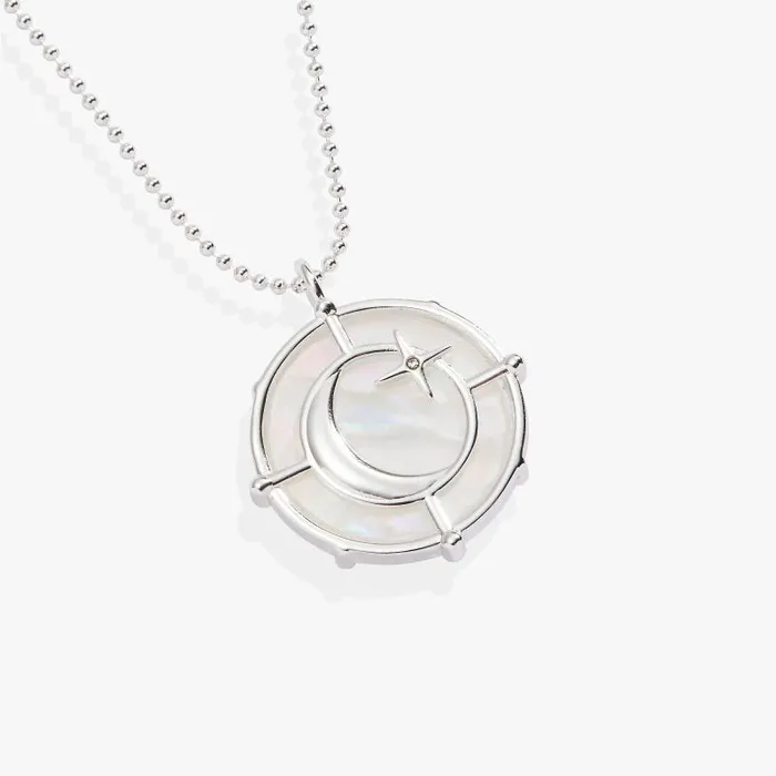 Necklaces Women Alex And Ani Pisces Zodiac DoubleSided Charm Necklace Silver