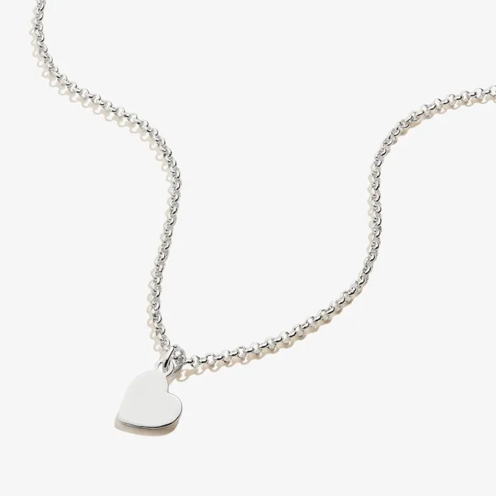 Necklaces Women Alex And Ani Small Heart Charm Necklace 19039039 Silver