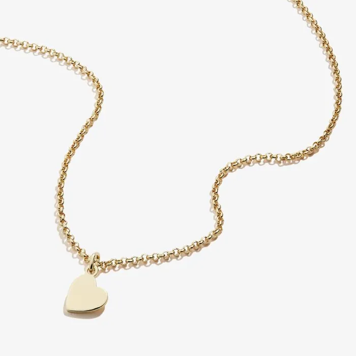 Necklaces Women Alex And Ani Small Heart Charm Necklace 19039039 Silver
